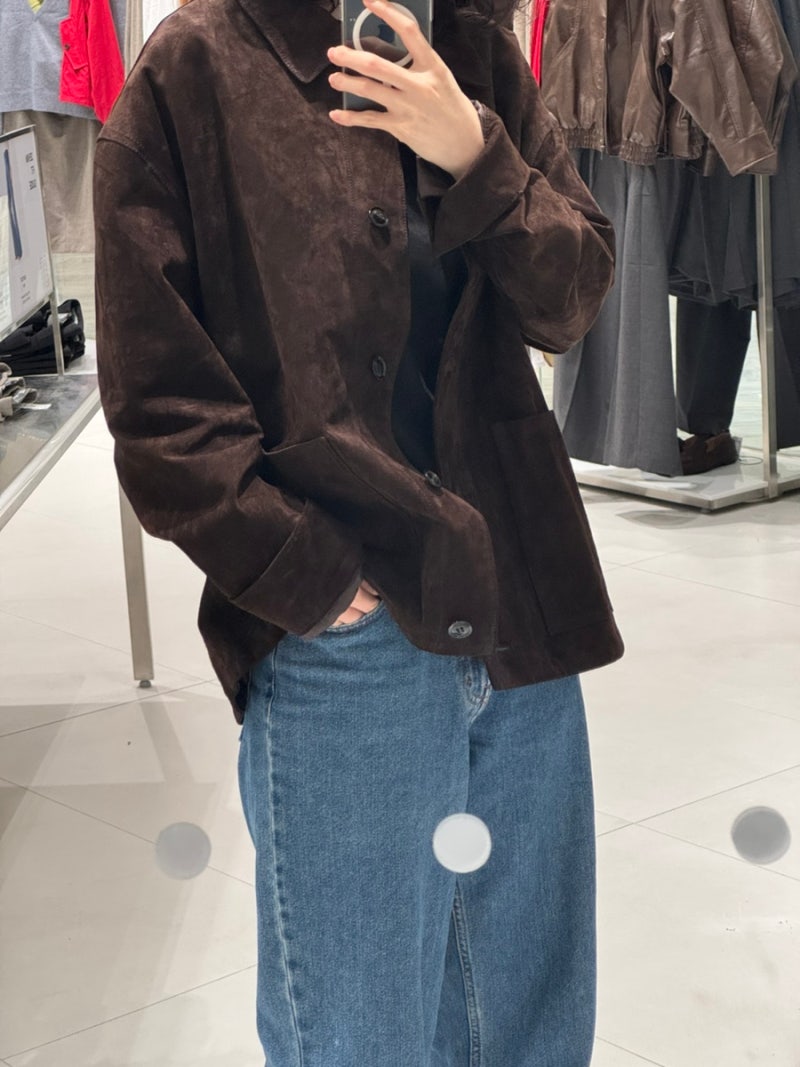 에잇세컨즈에서 클래식 오버핏 가을 스웨이드자켓 아우터 찾아보기