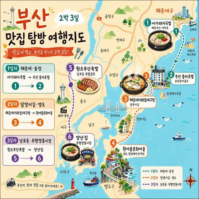 [부산 2박3일 여행 코스] 해운대부터 남포동까지! 알차게 다녀온 여행! 내돈내산 맛집 탐방 1....