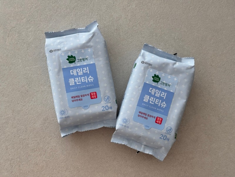 그린핑거 아기 소독티슈 데일리 클린티슈 아기용품부터 어른까지