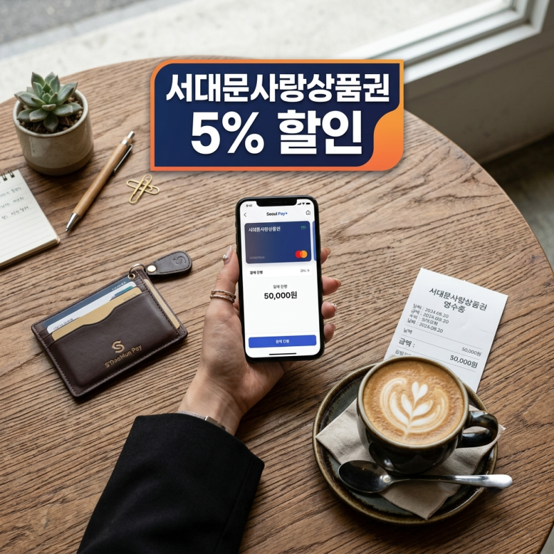 서대문사랑상품권 서울페이 앱 신청 방법과 5% 할인 구매 꿀팁