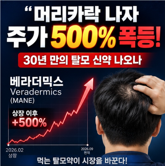 “머리카락 나자 주가 500% 폭등” 30년 만의 먹는 탈모 신약 나오나…월가가 난리 난 이유