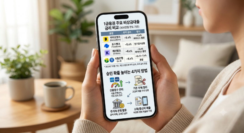 무직자 비상금 대출 자격 조건 및 승인율 높이는 3가지 핵심 팁