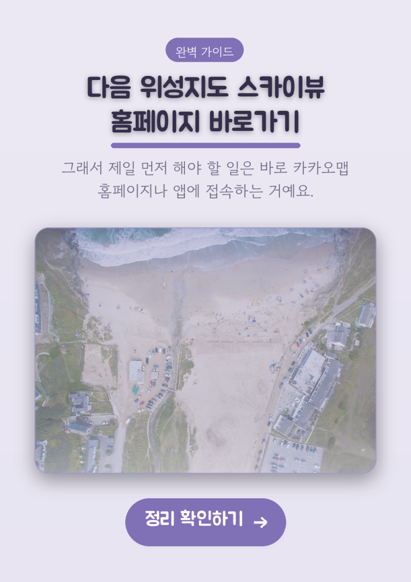 다음 위성지도 스카이뷰 홈페이지 바로가기