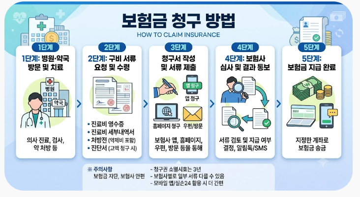 보험금 100% 지급받는 방법과 청구기한 및 거절시 대처방법