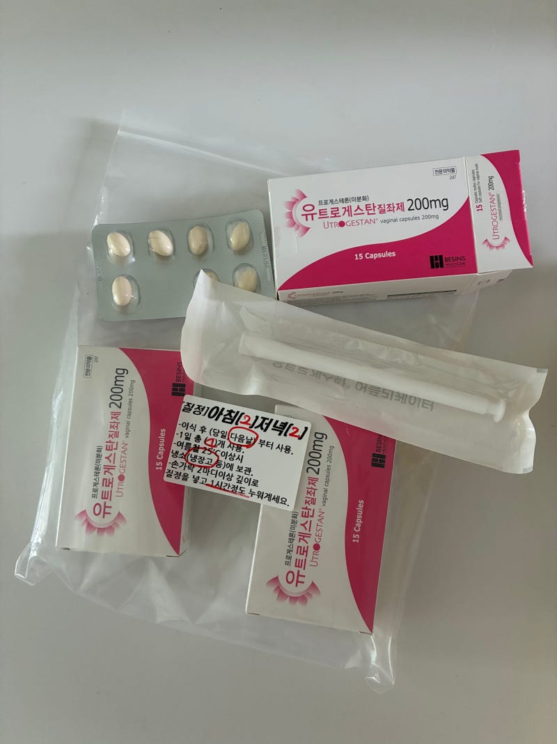 시험관 자가주사보다 힘든 유트로게스탄 질정 후기(넣는법, 찌꺼기, 시간 팁)