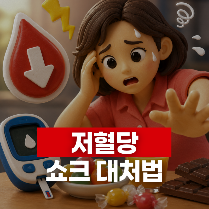 저혈당 증상과 쇼크 대처법, 15-15 원칙 총정리