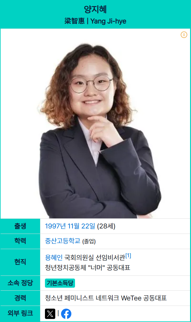 "의원수 용혜인 1명? 양지혜는 또 누구야?" 기본소득당 정체 총정리