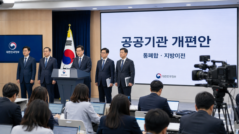 공공기관 109개 감축 대상 어디? 통폐합 기관과 그대로 남는 곳 정리