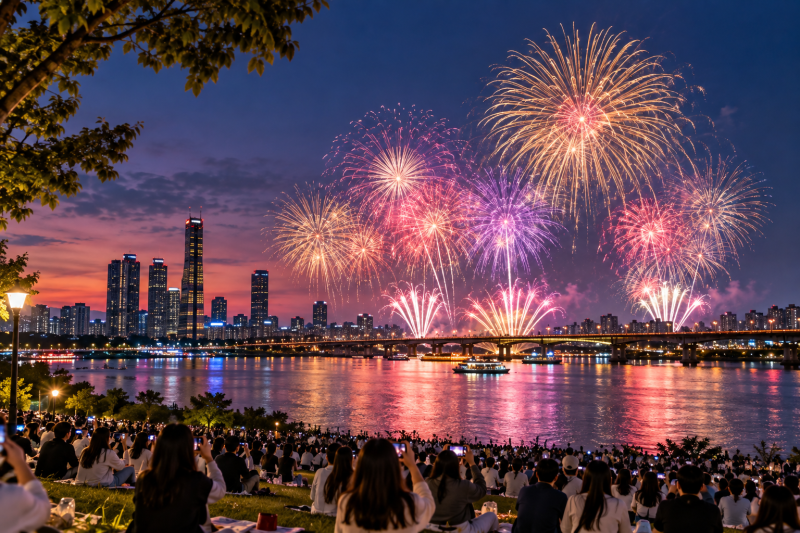 2026 서울세계불꽃축제 시간 여의도 명당 4곳 총정리