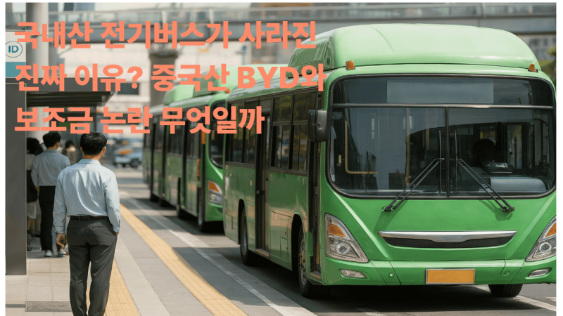 국내산 전기버스가 사라진 진짜 이유? 중국산 BYD와 보조금 논란 무엇일까