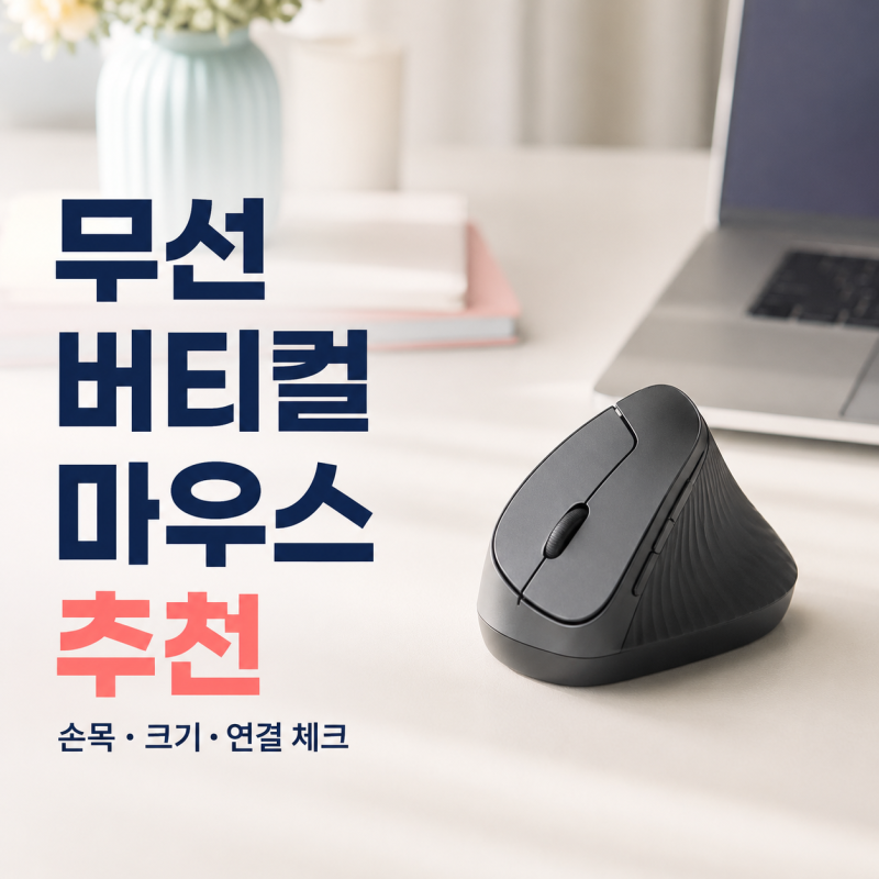 버티컬 마우스 추천, 삼성 SM-M1300QB 손목·연결 체크