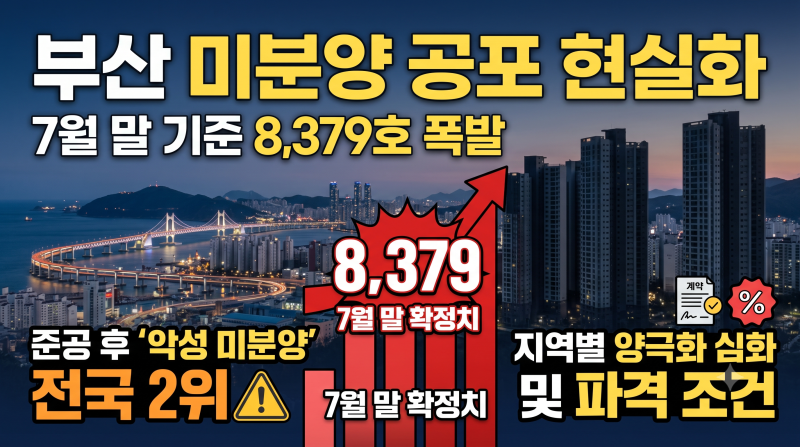 2026년 부산 아파트 미분양 실태 및 할인 분양 현황