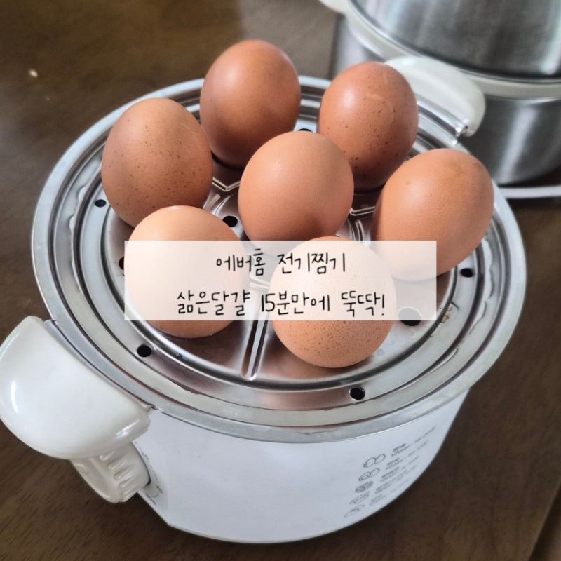 에버홈 전기찜기 사용법 삶은계란 15분만에 만들기