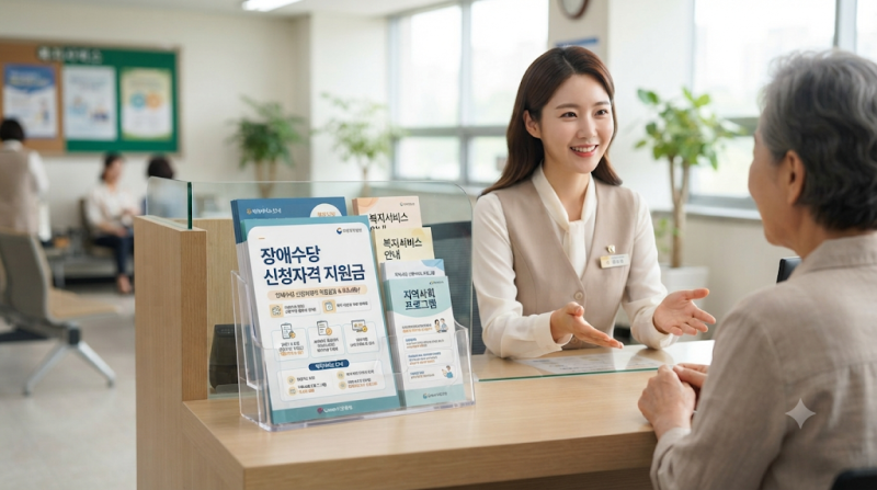 장애수당 신청자격 경증장애인 지원금액 및 주민센터 필요서류
