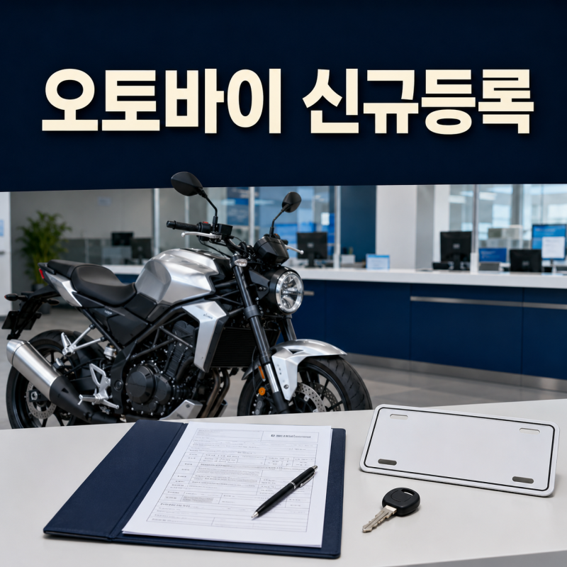오토바이 신규등록 절차와 필요서류, 이륜자동차 사용신고 대행