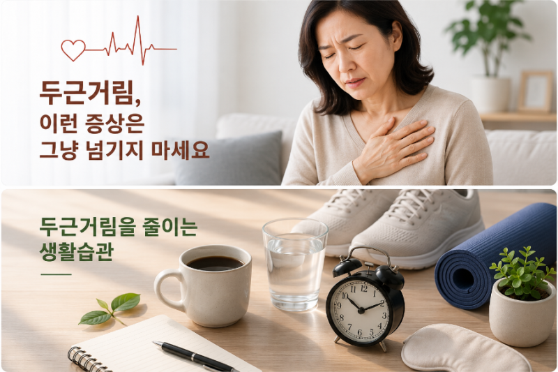 갱년기 두근거림, 심장이 갑자기 빨리 뛰는 것도 갱년기일까?
