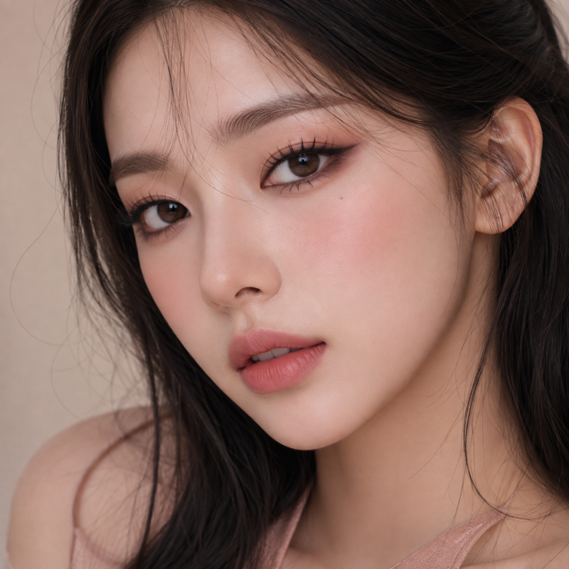 카리나는 가을 메이크업도 ‘쨍하게’ 안 한다? 분위기 확 달라지는 뮤트 로즈 메이크업