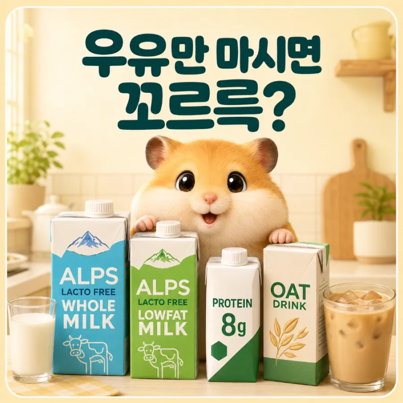 유당불내증 우유 고르는 법, 락토프리·저지방·두유 차이 정리