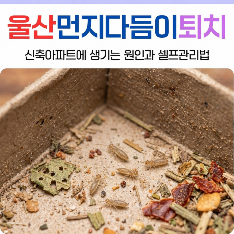 울산 먼지다듬이 신축아파트에도 생기는 원인과 제대로 없애는 방법