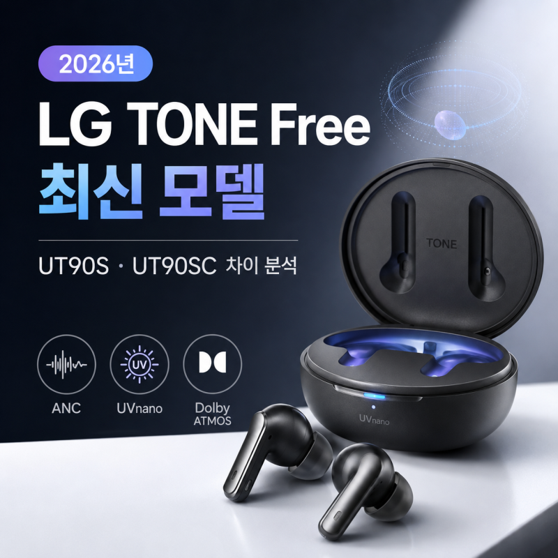 2026년 LG TONE Free UT90S 완벽 분석: UT90SC는 뭐고 UT90Q와 뭐가 달라졌을까?