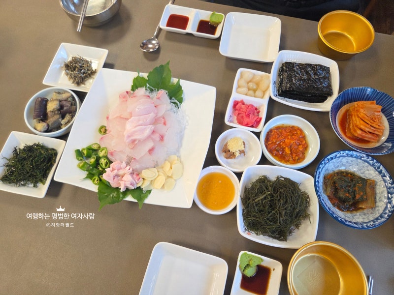 [인천 송도 민어회 맛집] 여름 보양식 민어먹으러, 한나루 민어회 전문점