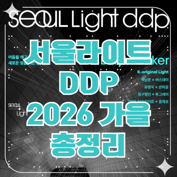 서울라이트 DDP 2026 가을 일정부터 동대문 맛집·할인 혜택까지
