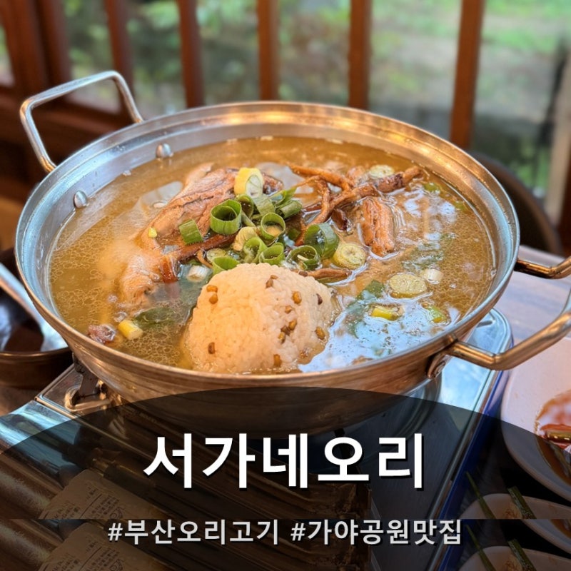 가야동맛집 서가네 오리｜계곡뷰에서 즐기는 부산 오리백숙