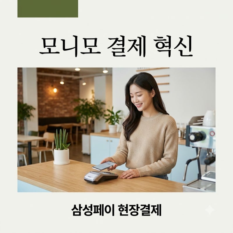 "아직도 지갑 들고 다니세요?" 300만 곳 열린 모니모페이 삼성페이 결제 | 현장결제 방법 혜택