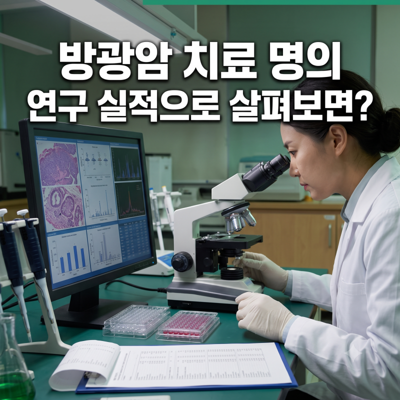 방광암 치료 명의 연구 실적으로 살펴본 국내 주요 전문의는?
