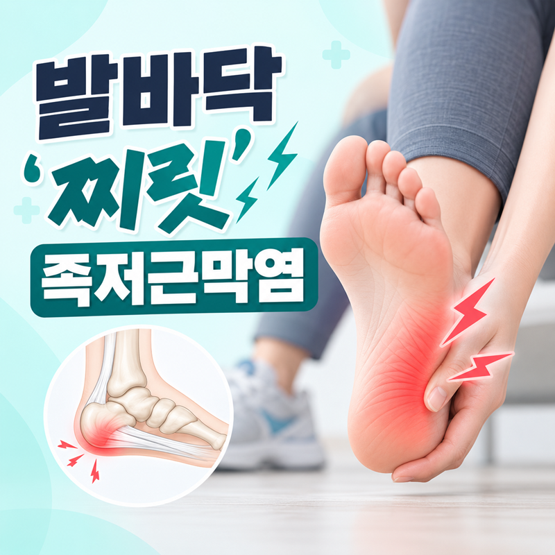 인천 도화동정형외과 발바닥 '찌릿' 범인은 족저근막염?