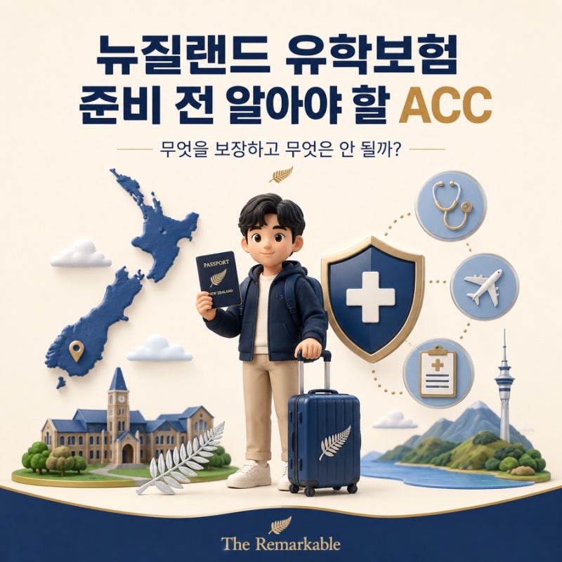 뉴질랜드 유학보험 준비 전 알아야 할 ACC｜무엇을 보장하고 무엇은 안 될까?