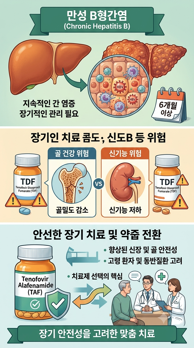 [질병탐정] B형간염 증상과 원인은? 진단부터 TAF 치료·생활관리까지 확인하기