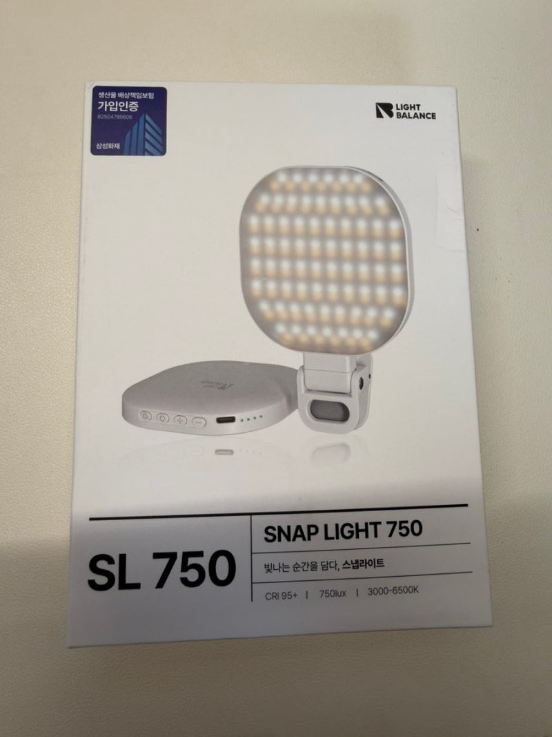 핸드폰 촬영 조명 추천! 라이트밸런스 SL750 스냅라이트 사용 후기