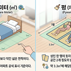 헷갈리는 면적 단위 한눈에 정리하기 (㎡, 평, 에이커, 헥타르)