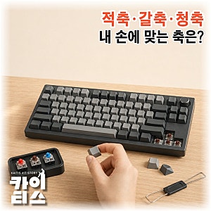 기계식 키보드 축 종류 총정리, 적축 갈축 청축 차이와 키보드 축 추천