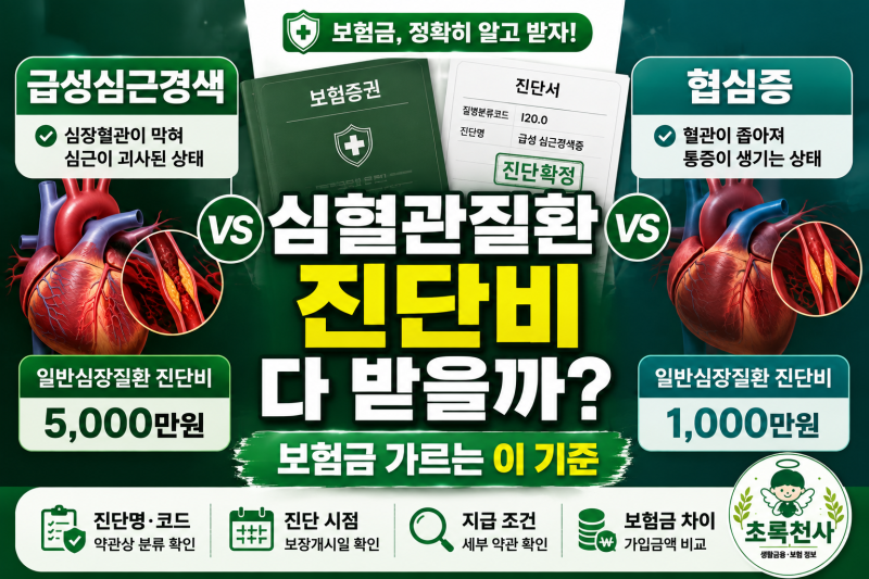 심혈관질환 진단비, 가입했다고 다 받을까? 보험금 가르는 ‘이 기준’