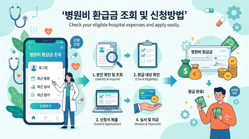 병원비 환급금 조회 및 신청방법｜2026년 본인부담상한액 초과금 확인하기