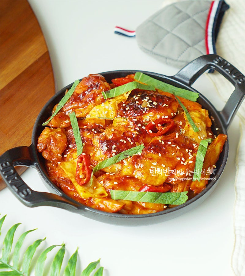 닭갈비 레시피 양념장 재료 순살 닭다리살 요리