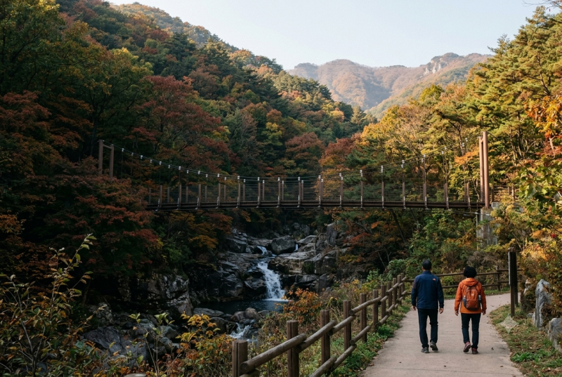 회문산자연휴양림 1박2일, 단풍숲·역사관·회문산 산행·순창 고추장 여행