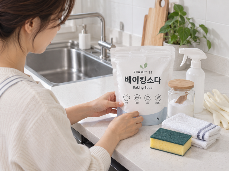 베이킹소다 사용법 어디에 쓸까? 청소 빨래 과일세척 활용법