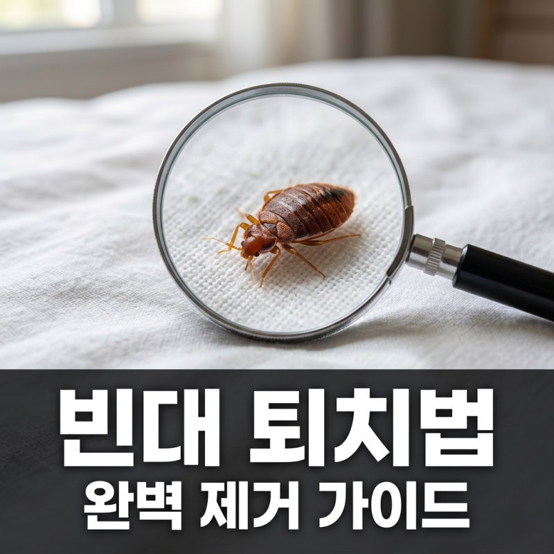 빈대 퇴치법, 50도 고온 스팀과 건조기로 완벽하게 없애는 방법