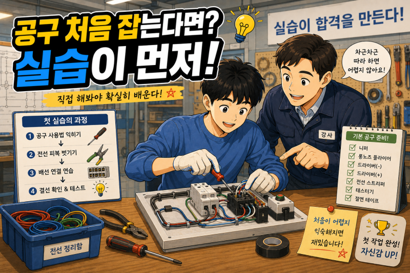 전기기능사 실기 독학 가능할까? 학원이 필요한 사람과 아닌 사람 ㅣ 전기기능사 로드맵 7편