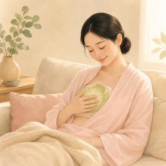 젖몸살 양배추팩 효과, 붓기 완화와 수유 지속의 기준