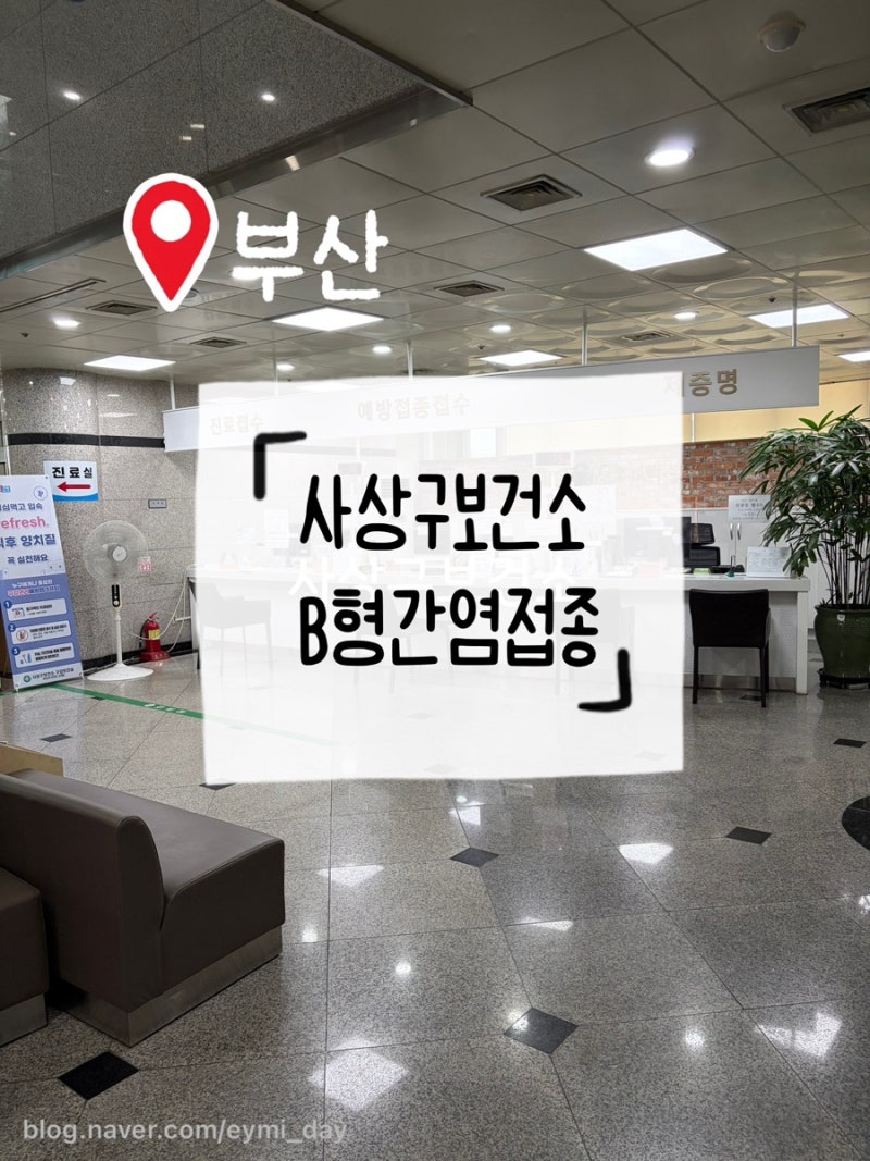 B형간염 접종 :: 사상구 보건소 예방접종방법(총 3회 접종)