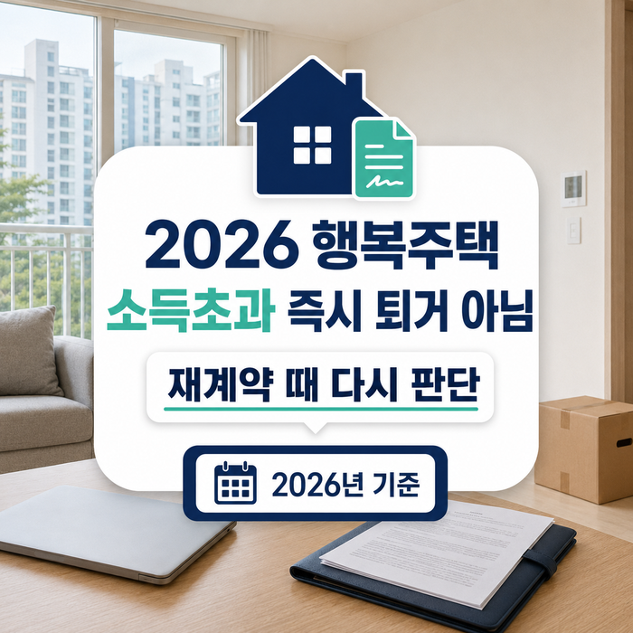 행복주택 재계약 소득초과 기준