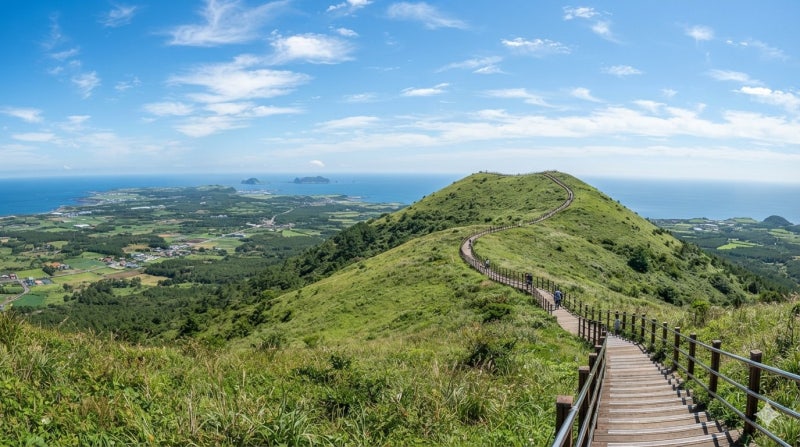 Jeju Oreum Recommendations: Top 3 Beautiful Oreums for Beginners to Get Life Shots Without Hiking Boots (Time & Difficulty)