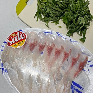 5분컷 광깻무 레시피 - (광어깻잎무침, 소금김밥)쉬운 집들이 요리 추천
