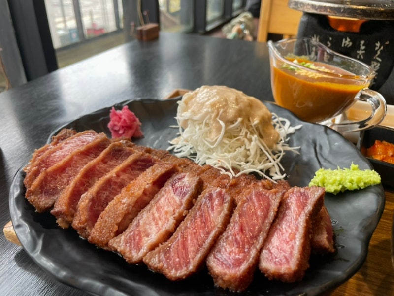 천안 고속버스터미널 맛집 이자와 천안신부동점 | 혼밥 규카츠 더블 후기
