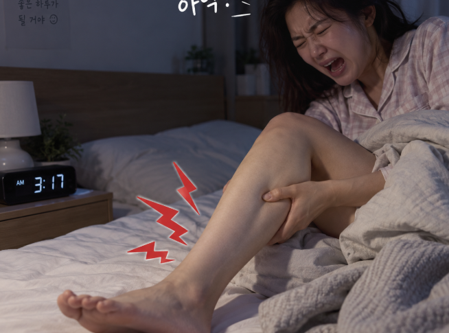 자다가 다리에 쥐나는 이유, 밤마다 반복된다면 꼭 확인해야 할 원인
