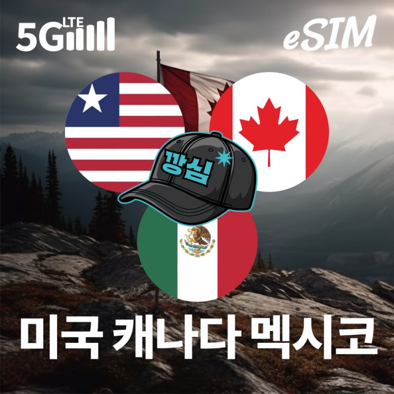 미국 이심 eSIM 캐나다 멕시코 하와이 여행에서 핫스팟 쓰는 법